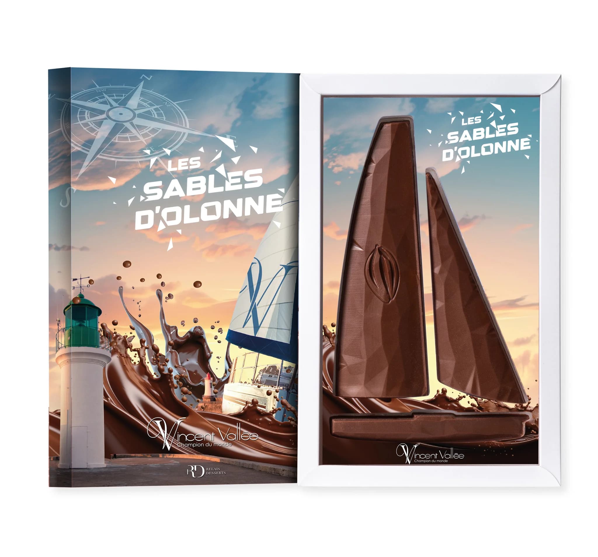le Bateau en chocolat de la course mythique des Sables d'Olonne