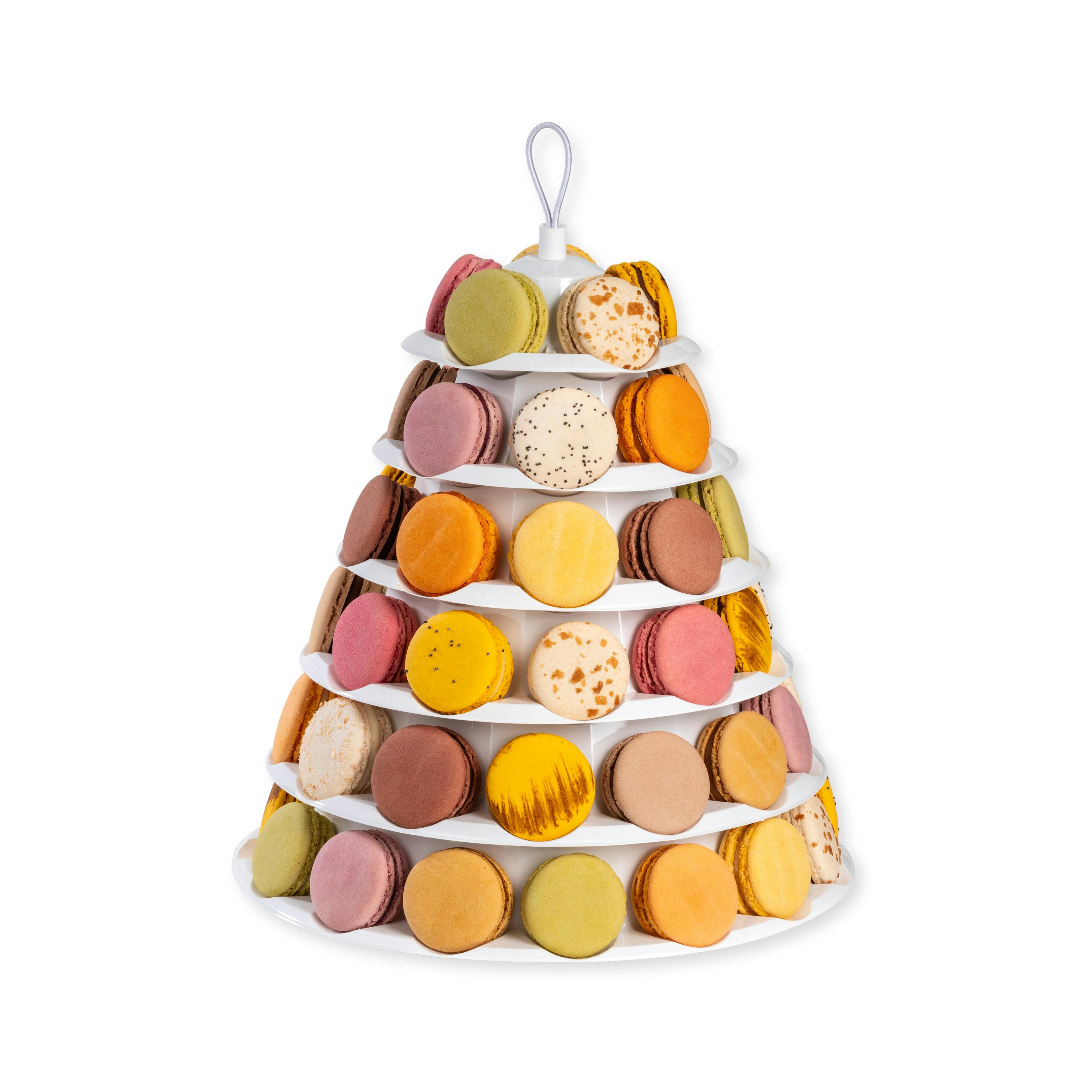 Pyramide macarons assortis - Vincent Vallée world champion chocolatier