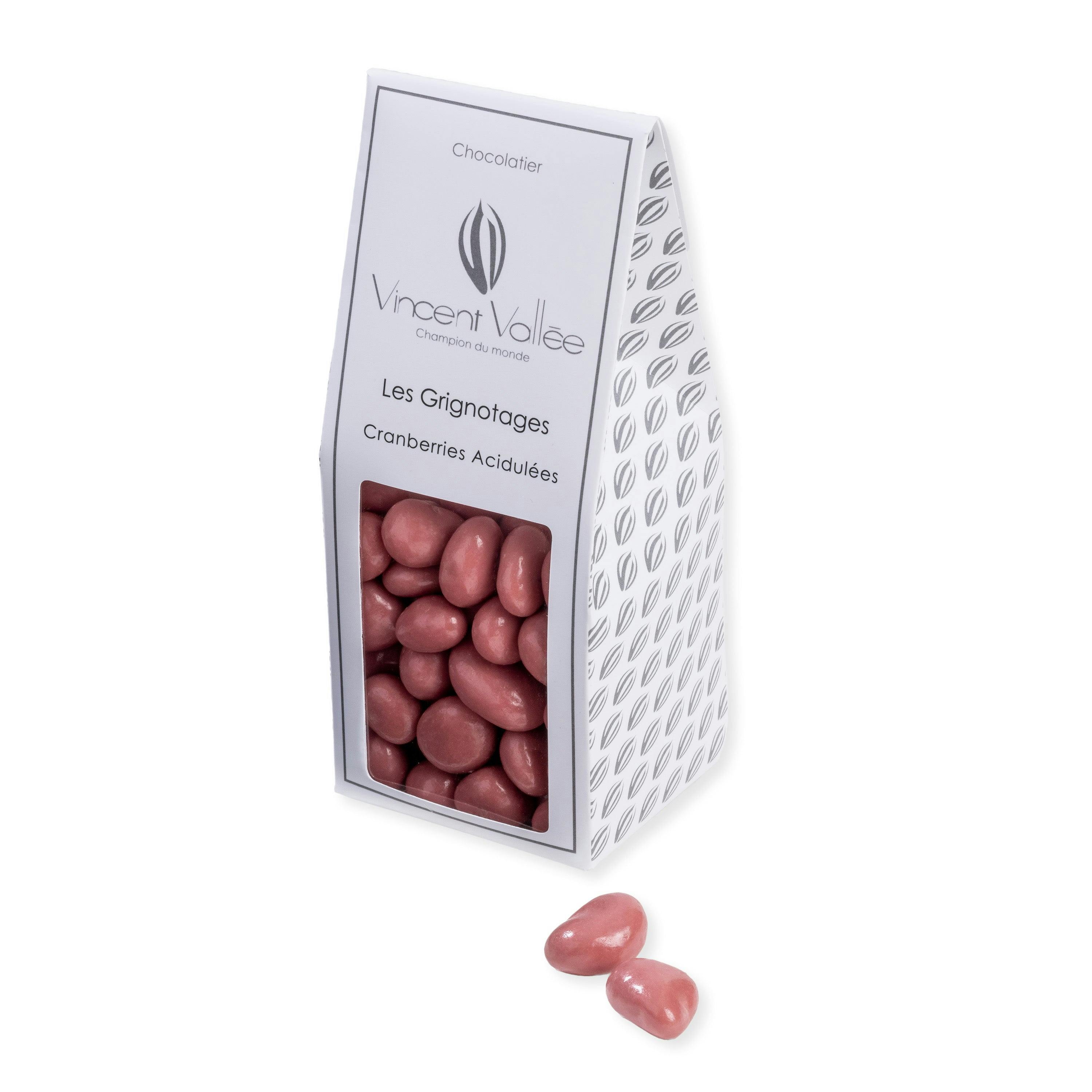 Cranberries acidulées - Vincent Vallée world champion chocolatier